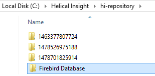 Firebird folder creation