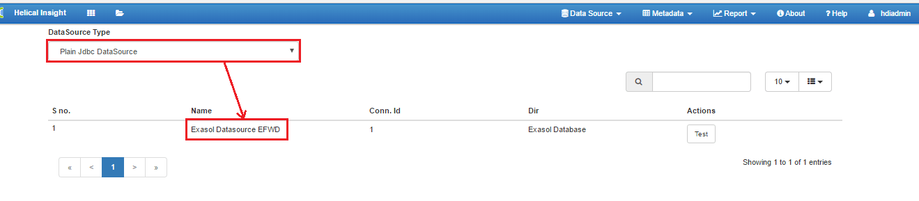 Exasol-plain-jdbc-datasource-connection