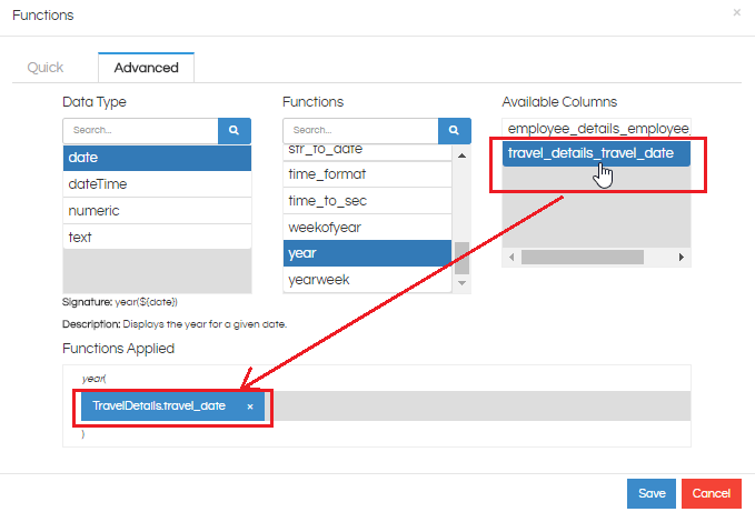 Database Functions