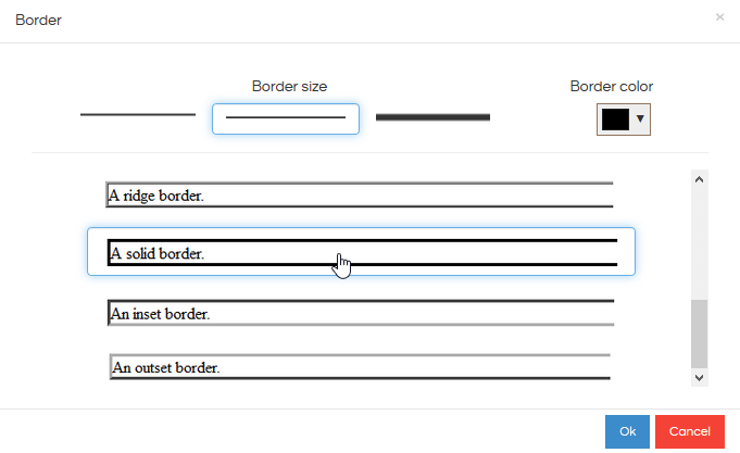 report border