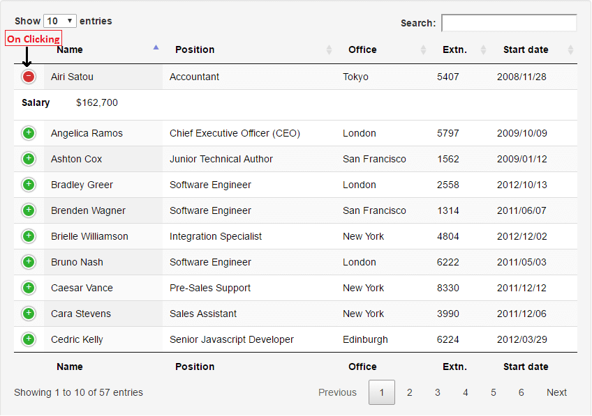 tabular-view
