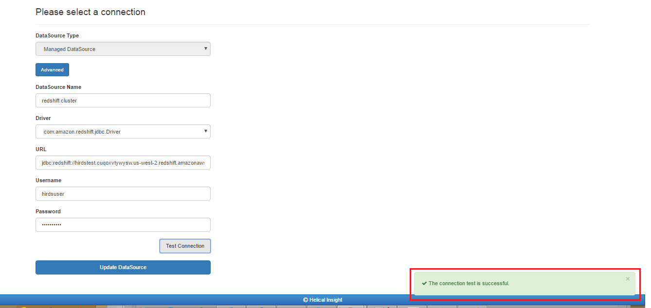 datasource-test-connection