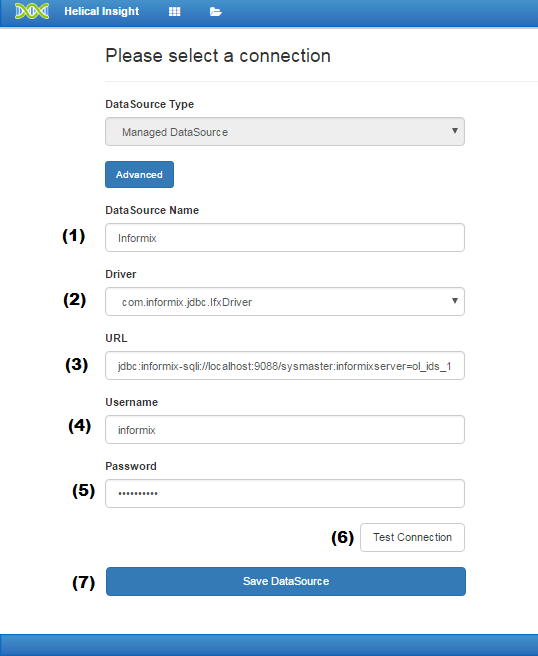 informix-helical-insight-datasource