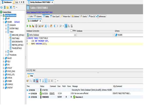 executing first query
