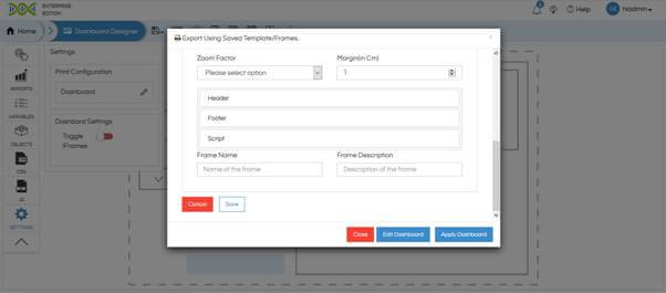 printing option