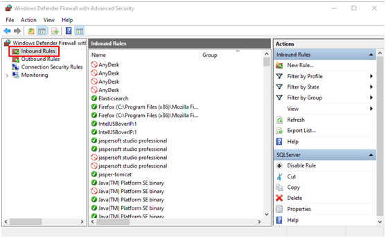 Installation of SQL Server on windows & Creating data source connection in Helical Insight to SQL Server