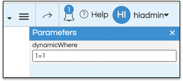 Adding A Dynamic Parameter To Canned Report