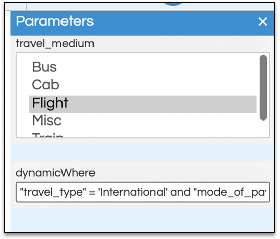 Adding A Dynamic Parameter To Canned Report