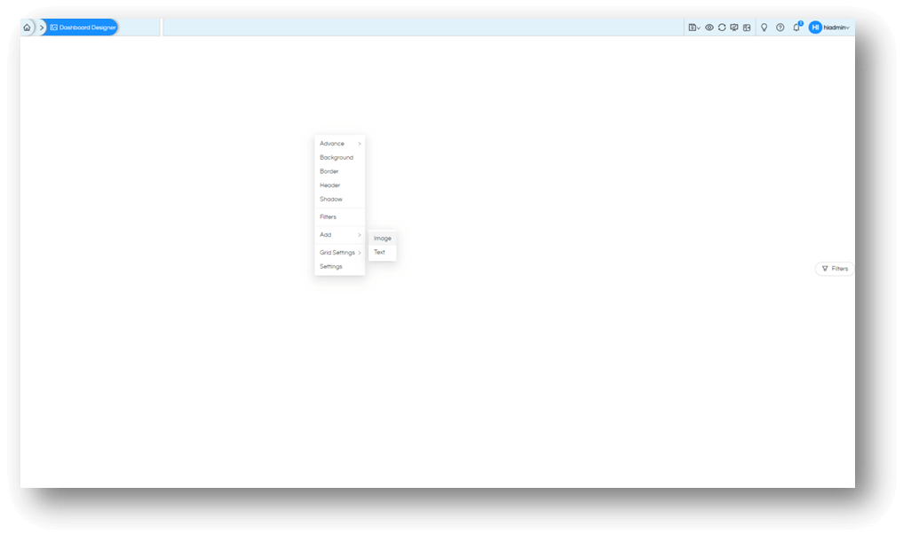 Adding Image and Text within Dashboard