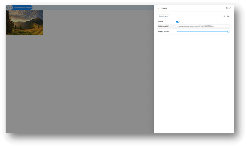 Adding Image and Text within Dashboard