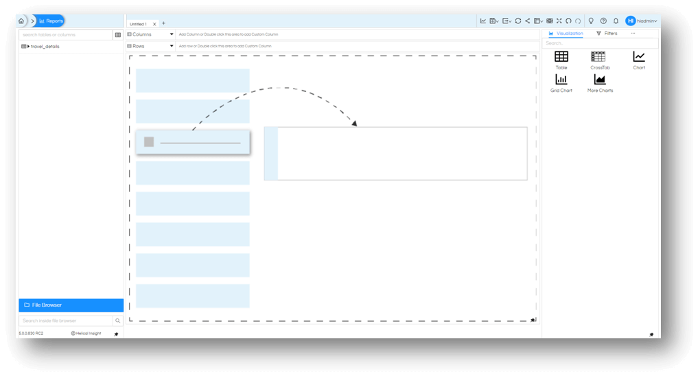 Adhoc Designer Undo Redo