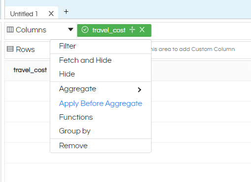 Apply before Aggregate Functions