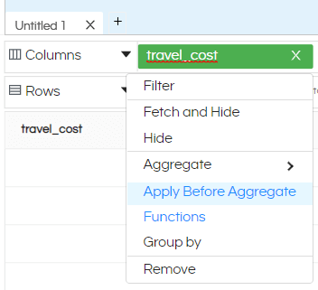 Apply before Aggregate Functions