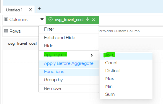 Apply before Aggregate Functions