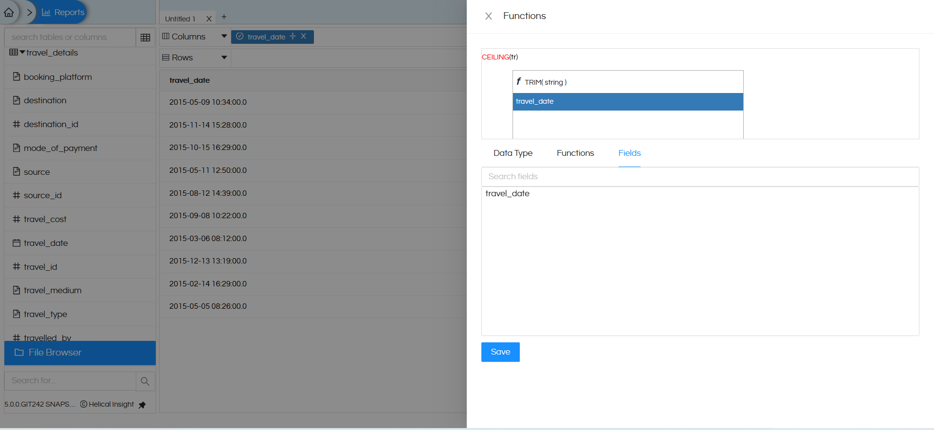 Database Functions