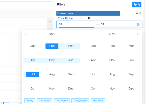 Date/Date Time Usage as Filters In Helical Insight