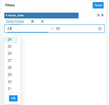 Date/Date Time Usage as Filters In Helical Insight