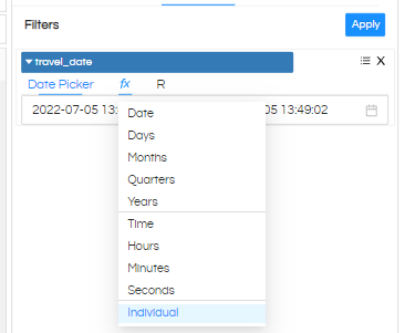 Date/Date Time Usage as Filters In Helical Insight