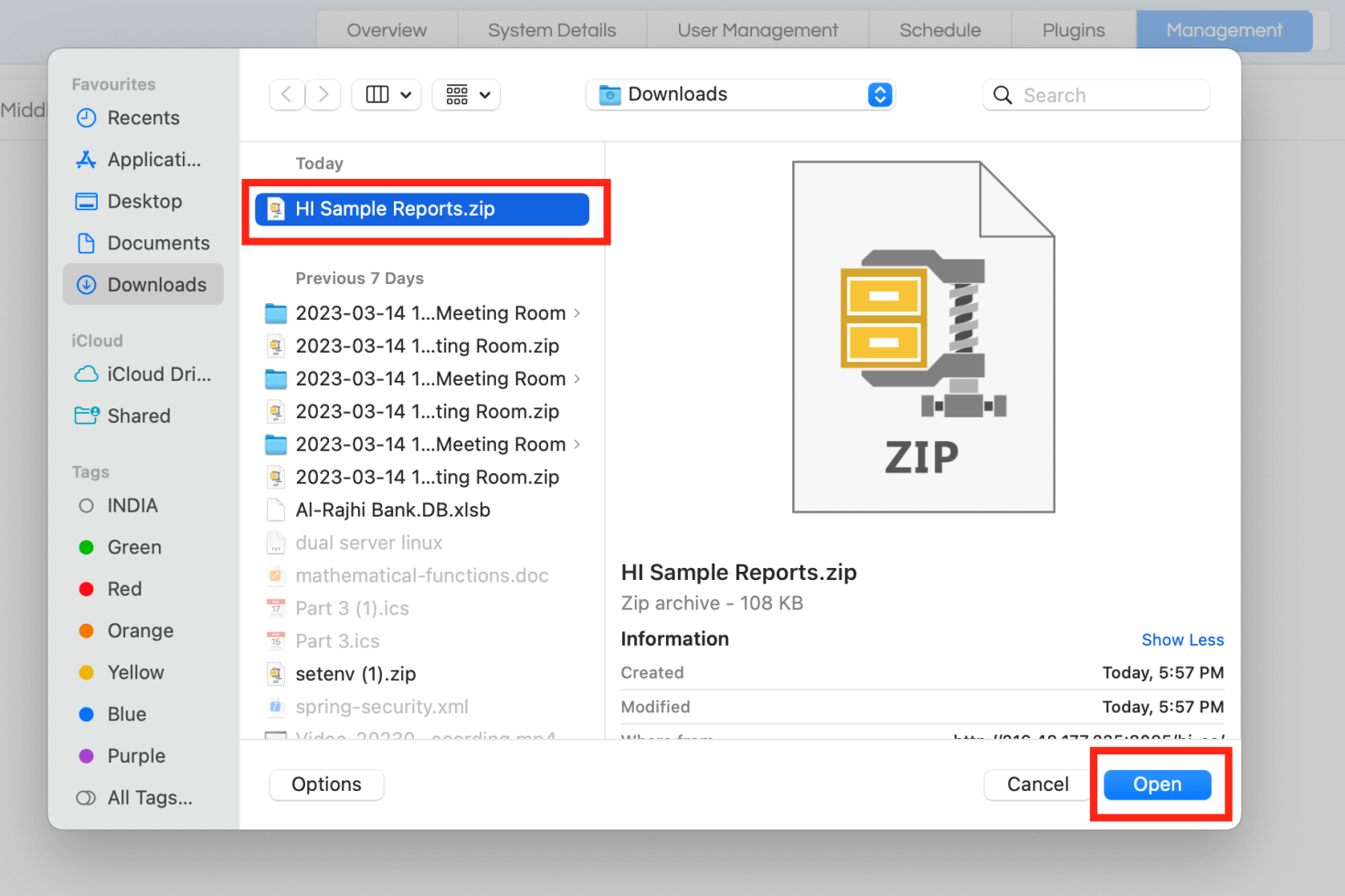 EXPORT/IMPORT A File In Helical Insight