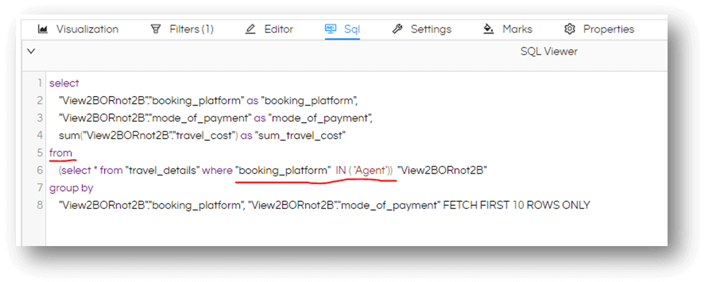 Filters Advance Mode