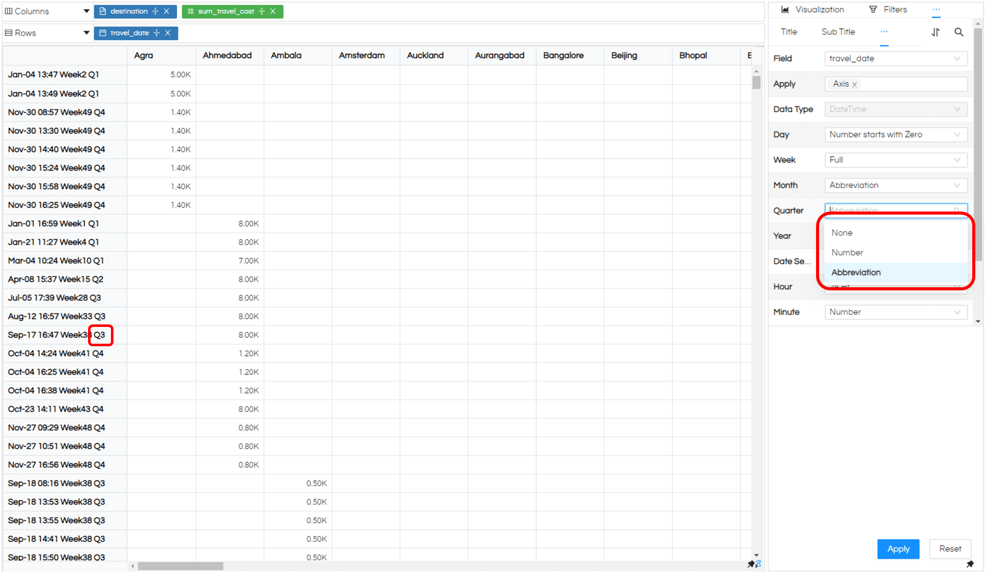 Formatting Datapoints In Helical Insight 5.0