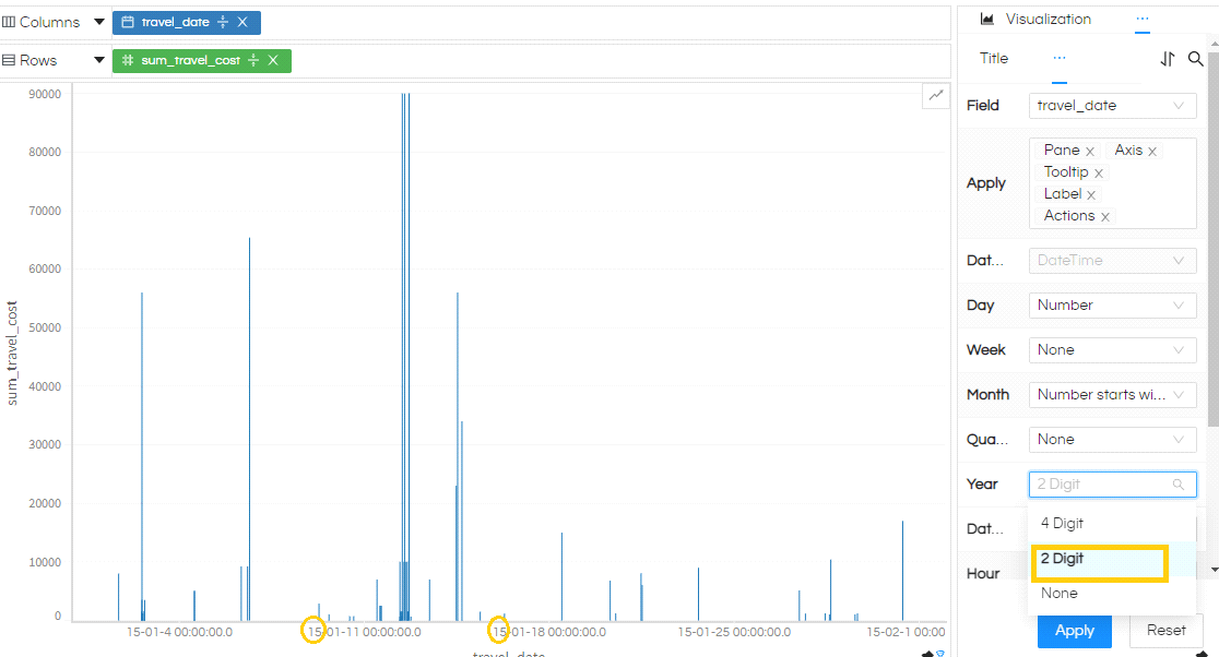 Formatting Datapoints In Helical Insight 5.0