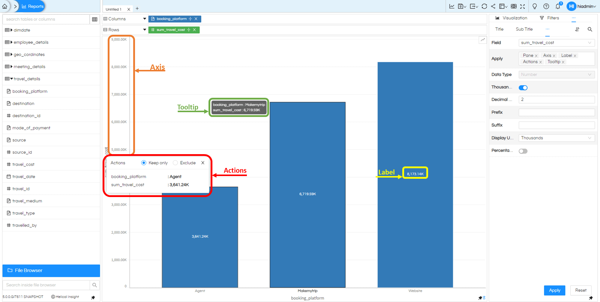 Formatting Datapoints In Helical Insight 5.0