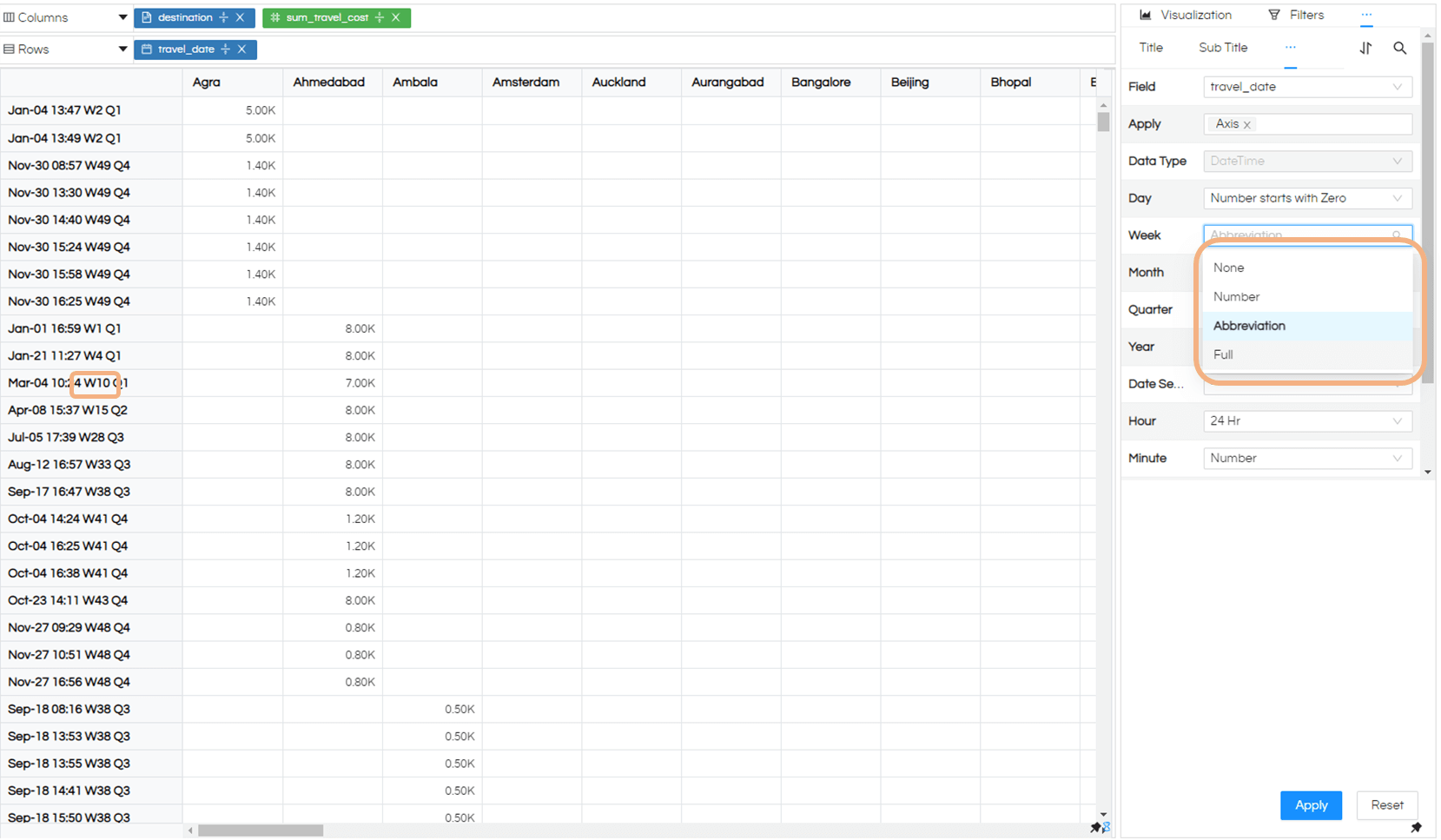 Formatting Datapoints In Helical Insight 5.0