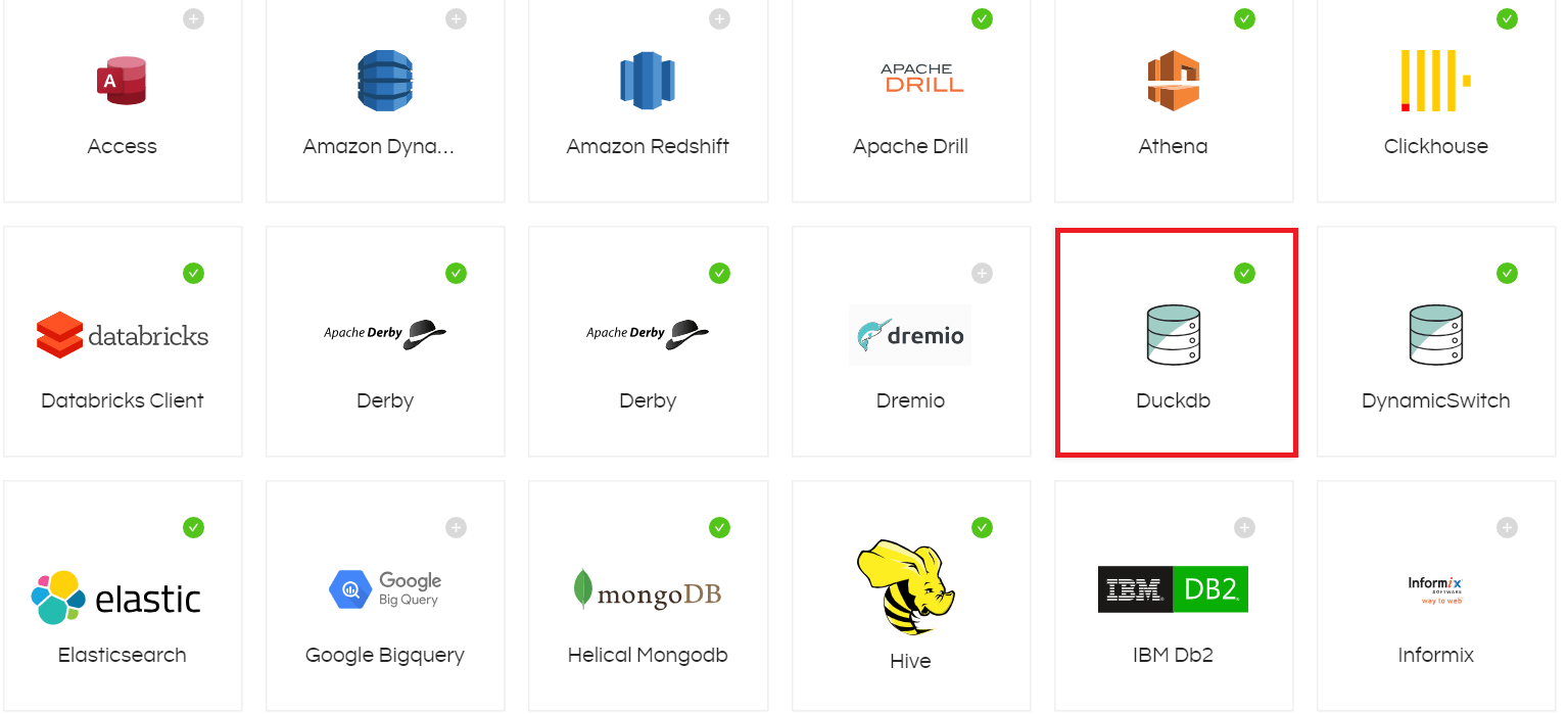 How To Connect Duck DBtoOpen Source BI Helical Insight