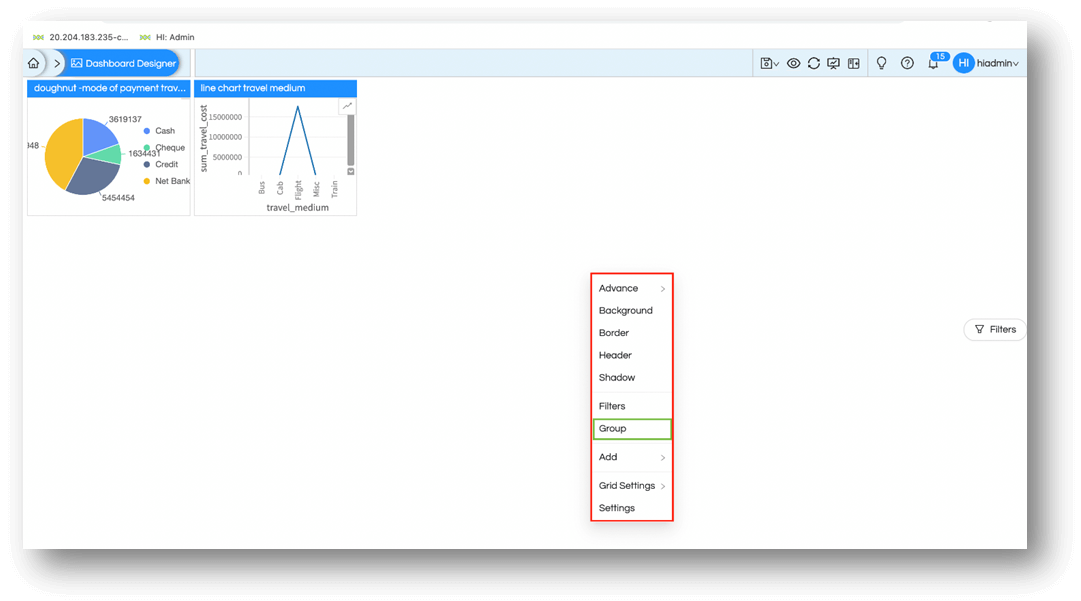 Making Report groups in Helical Insight 5.0