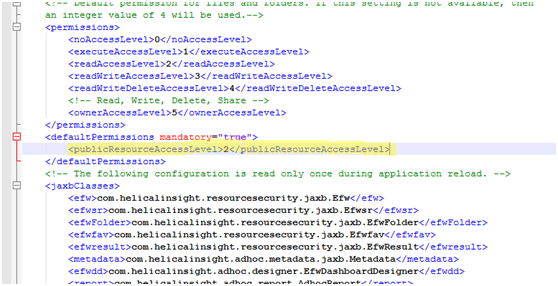 Public And Private Folders in Helical Insight 5.0