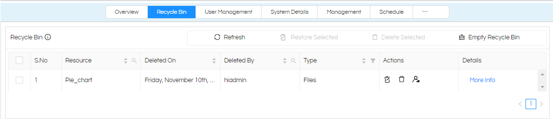 Recycle Bin : Permanent Deletion and Recovery