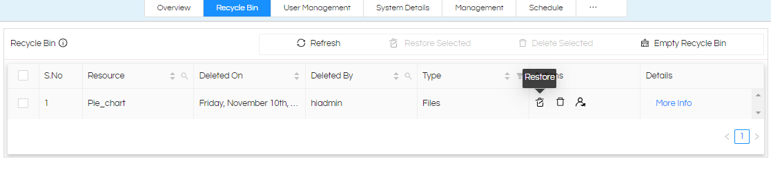 Recycle Bin : Permanent Deletion and Recovery