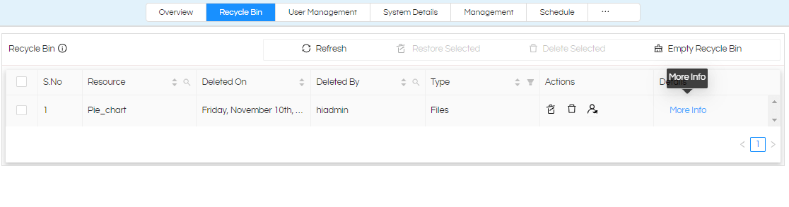 Recycle Bin : Permanent Deletion and Recovery