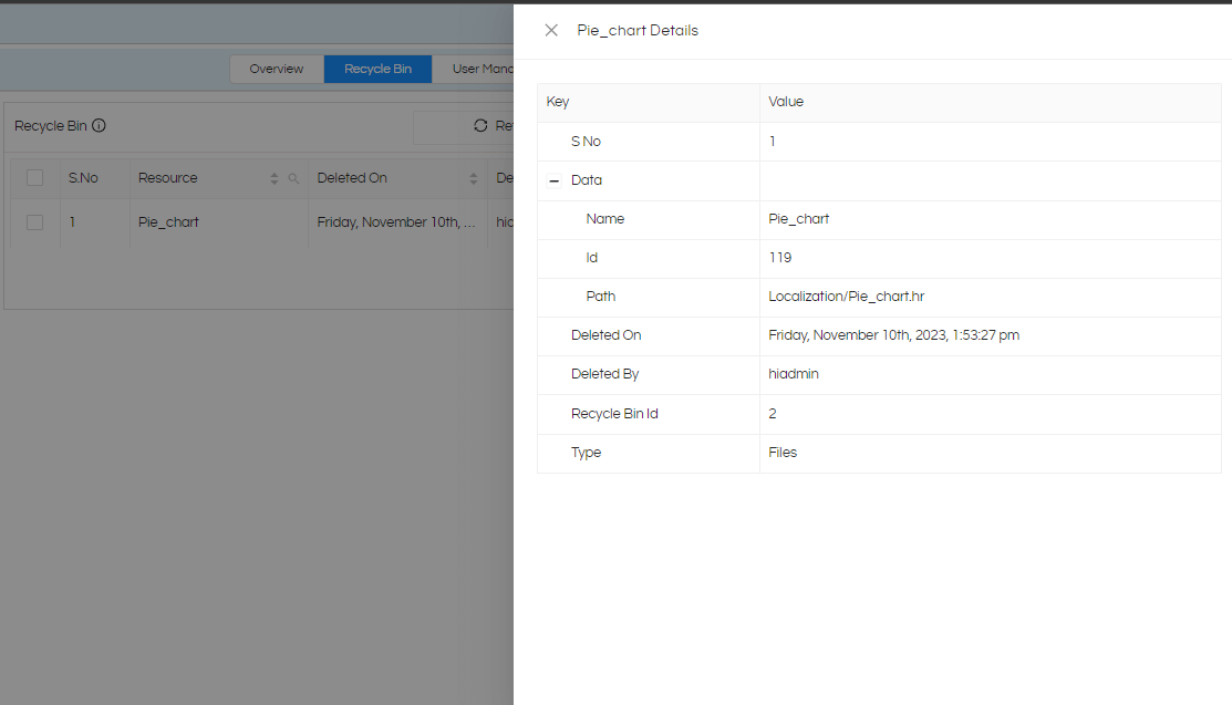Recycle Bin : Permanent Deletion and Recovery