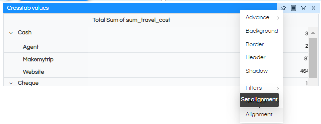 Usage of Alignment and Grid Setting
