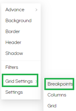 Usage of Alignment and Grid Setting