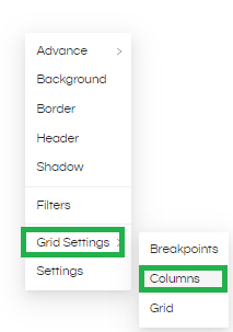 Usage of Alignment and Grid Setting