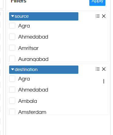 Usage of Filter Expression 