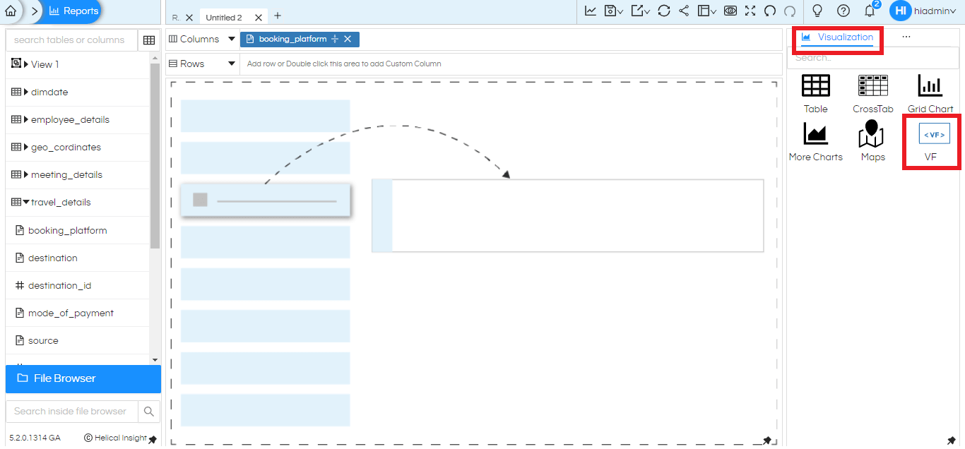 Visualization Framework (VF) In Helical Insight Version 5.1.0