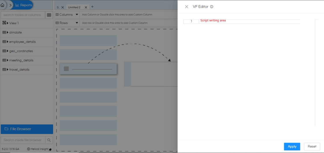 Visualization Framework (VF) In Helical Insight Version 5.1.0