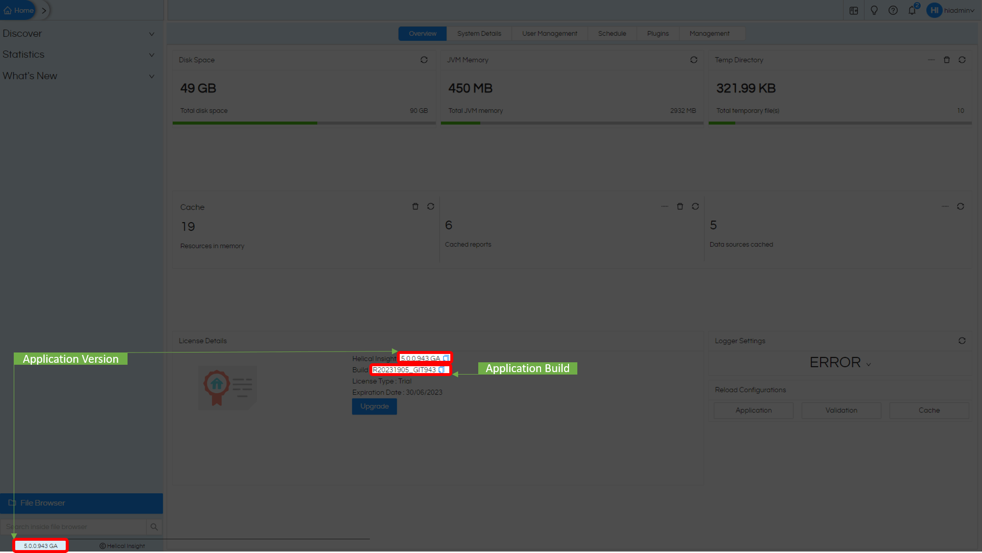 Walkthrough of Helical Insight 5.0