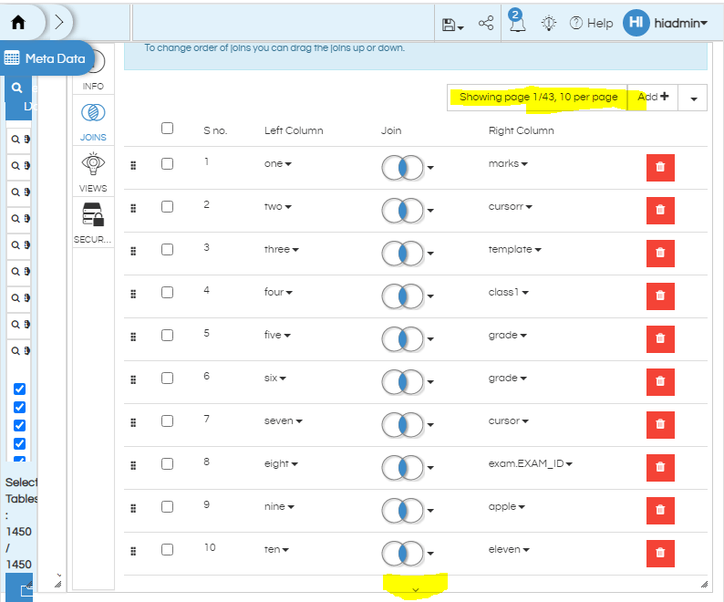 datasource not connected