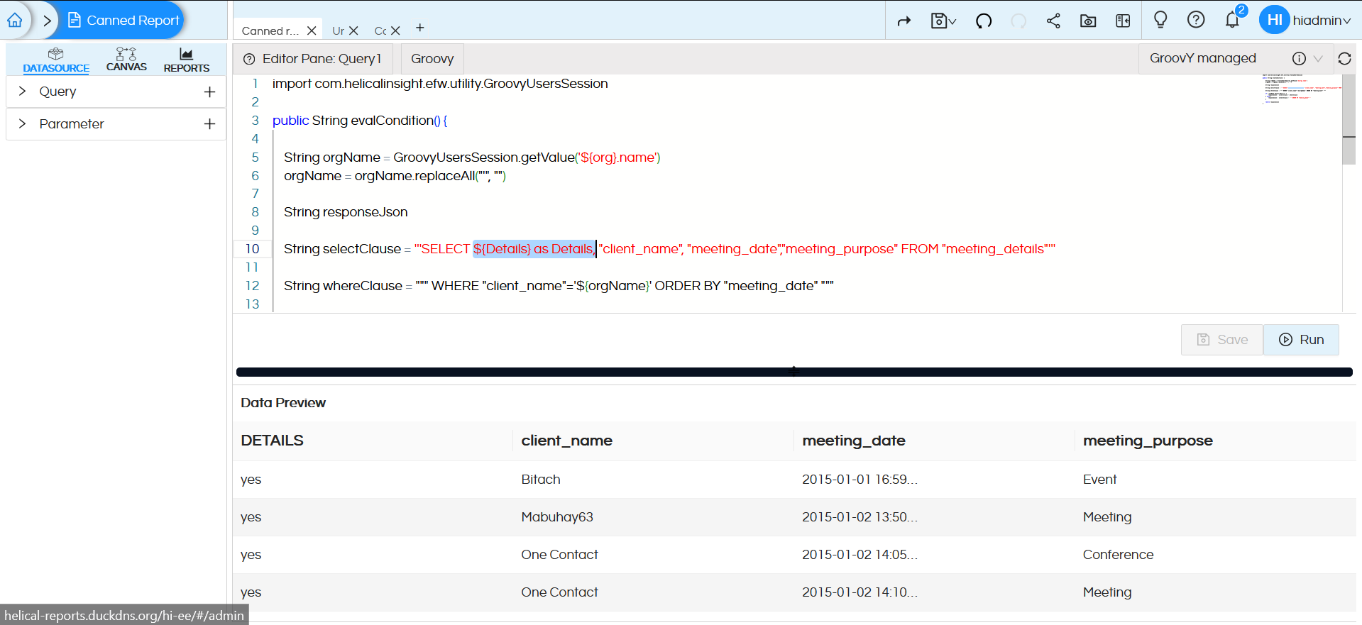 Conditional Section Display