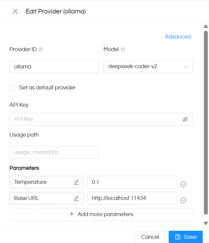Connect a Local self hosted LLM via Ollama LLM to Instant BI AI module of open source BI Helical Insight