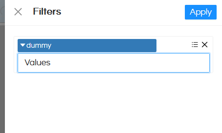 Creating custom Input Filter to pass value and display in canned report