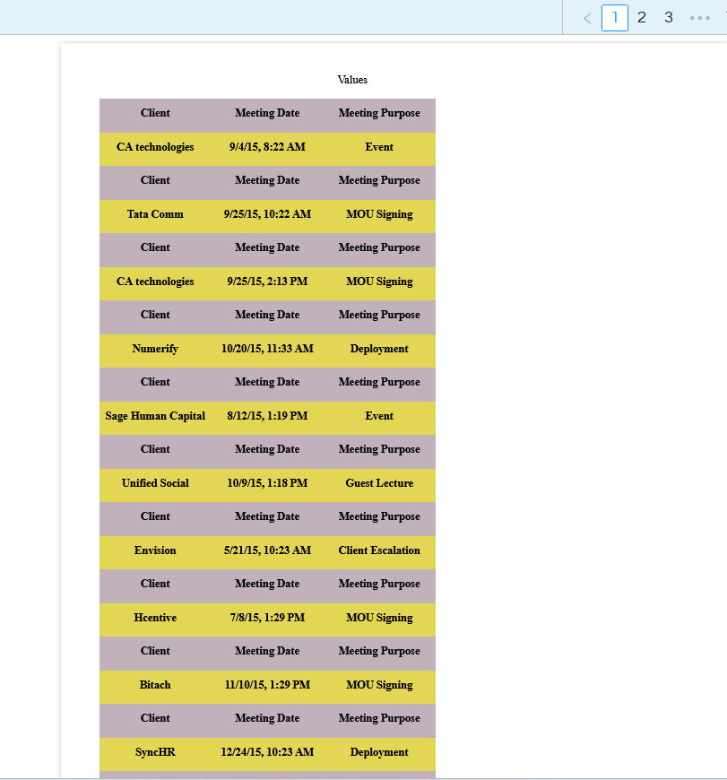 Creating custom Input Filter to pass value and display in canned report