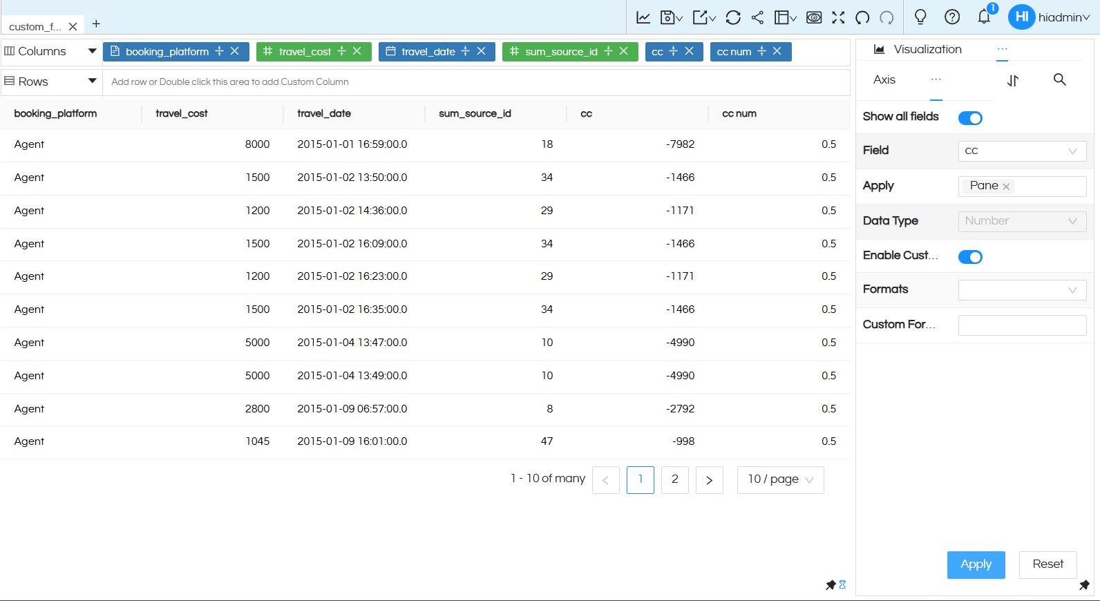 Custom Formatting in Properties