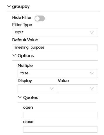 Dynamic Report Creation with user driven fields for GroupBy, OrderBy etc