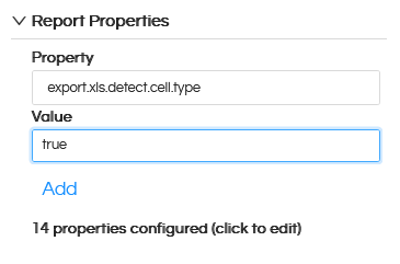 Export of Canned Report with native data type
